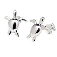 Sterling Silver Turtle Earrings