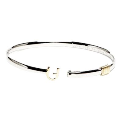 Love Hook Bracelet w/gold plated accents