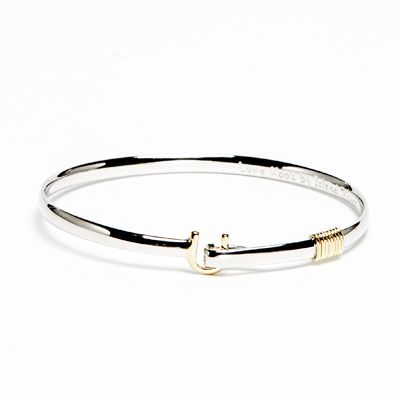 Love Hook Bracelet w/gold plated accents