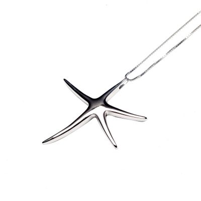 Sterling Silver Strength Starfish Pendant