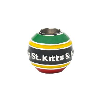 St. Kitts and Nevis Embossed Charm 