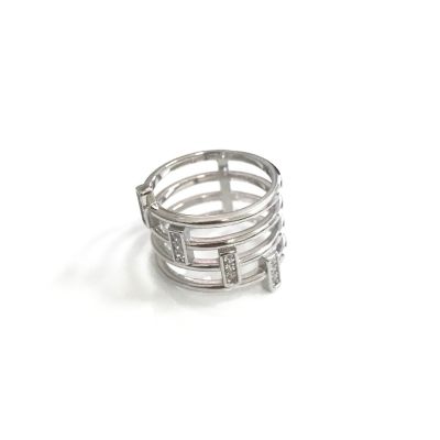 T-BAR PAVE RING