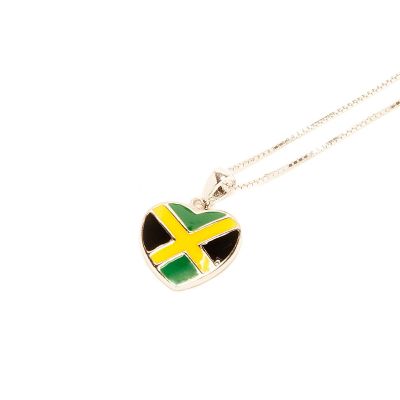 Jamaica One Heart Pendant 