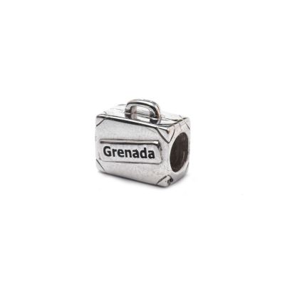  Grenada Map Suitcase Charm 